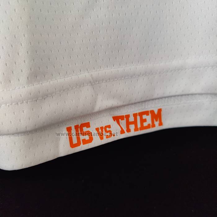 Camiseta NCAA Texas Kevin Durant Blanco